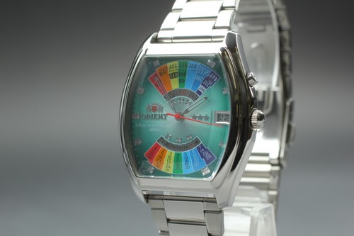 Reloj automático para hombres "Casi como nuevo+++" Orient Euae-Co calendario varios años fecha JAPÓN - Imagen 4 de 11