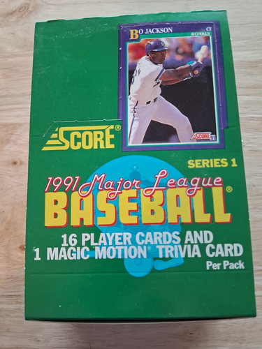(2) Boxen 1991 Score Major League Baseball Serie 1 Box MLB CASE FRISCH kostenloser Versand - Bild 2 von 4