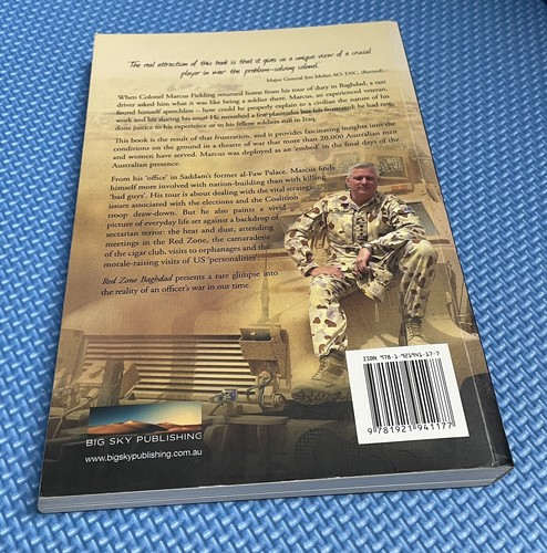 Red Zone Baghdad: My War in Iraq By Colonel Marcus Fielding Paperback - Picture 2 of 8