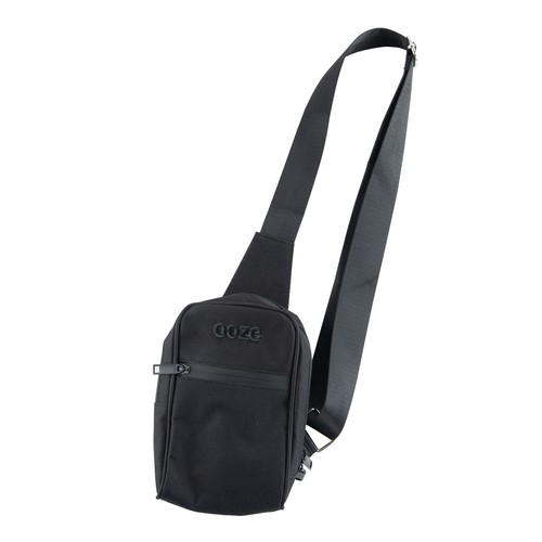 Bolso Bandolera Ooze a Prueba de Olores Forrado en Carbono Negro - Riñonera Olores Bolso Cintura - Imagen 7 de 13