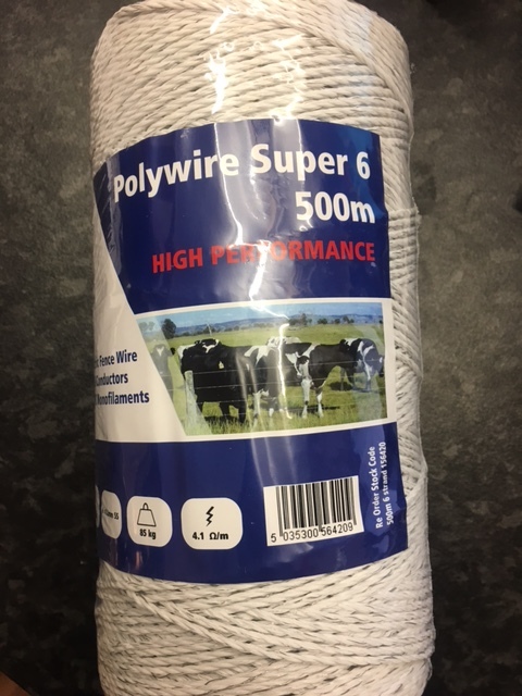 Fenceman Polyrope Electric Fence Wire 6mm