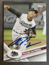 Franklin Perez 2017 Topps Pro Debut Card Signed Autographed Houston Astros