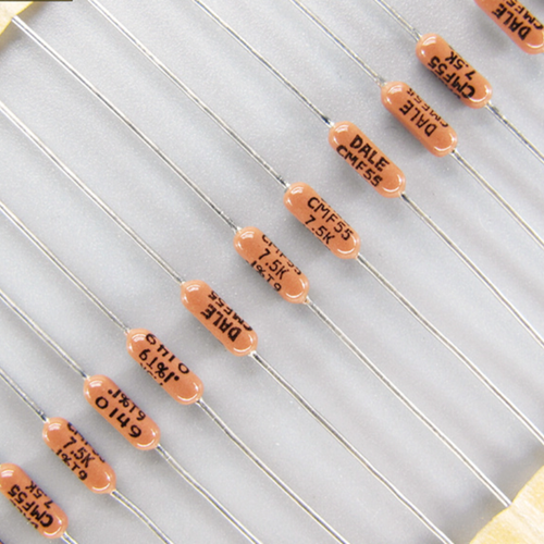 10Pcs VISHAY DALE CMF55 (RN55E) 7.5K/0.25W 0.1% 25ppm axial metal film resistor - Picture 2 of 2