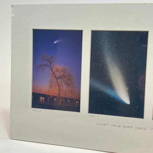 Komet Hale-Bopp Ithaca, NY 1997 mattiert 20x10 Astronomie professionelle Fotokunst - Bild 3 von 8