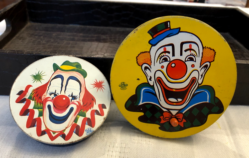 4 vintage CLOWN NOISEMAKERS, U.S. METAL TOY MFG. CO. Made in U.S.A - Picture 3 of 14