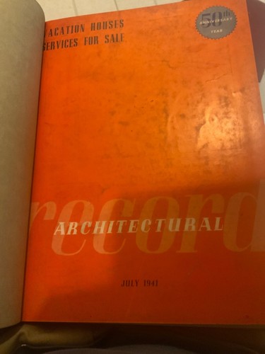 The Architectural Record Bound Magazine 4 issues 1941 July, Oct, Nov, Dec - Picture 2 of 9
