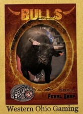 2009 Press Pass 8 Seconds Pearl Snap #65 Bulls Card