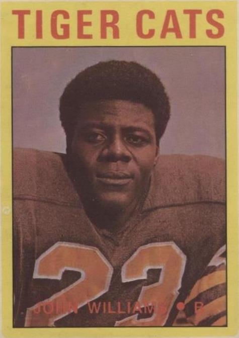 1972 O-Pee-Chee Canadian Football League John Williams #2 - 1 of 2