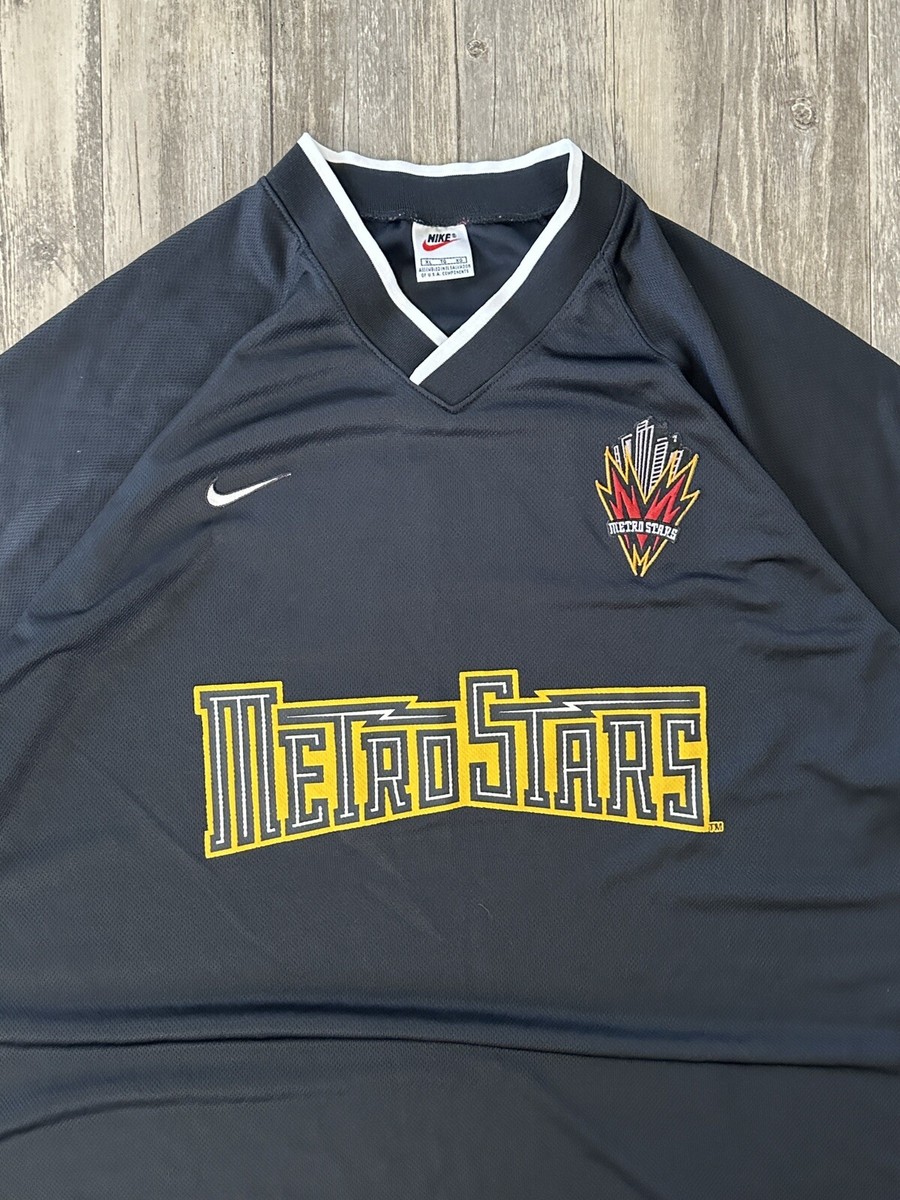Vintage 90s Nike MLS MetroStars 1996-1998 Jersey Kit Size XL New