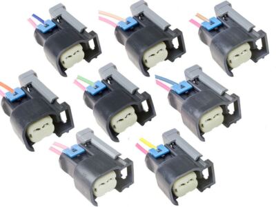Set of 8 Fuel Injector EV6 Pigtails 6.0L LS2 (05-09)