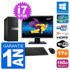 PC tour DELL 7040 Schermo 22 " i7-6700 RAM 16Go Disco 1To HDMI Windows 10 Wifi