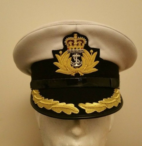 British Royal Navy Captain / Commander Officers Schirmmütze / Mütze James Bond 007 - Bild 1 von 8