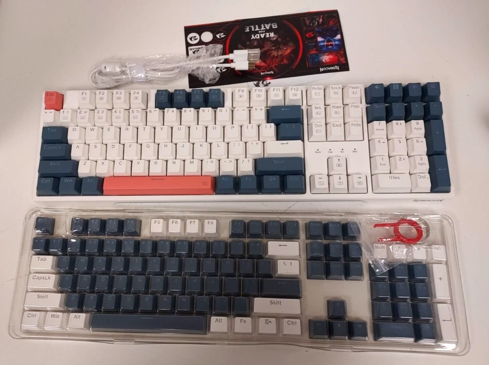 Redragon Trundle K668 Wired 108 Key RGB Mechanical Keyboard + Extra Keycaps - Image 4 of 4