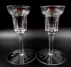 VINTAGE SET OF 2 WATERFORD CRYSTAL EILEEN PATTERN CANDLESTICKS