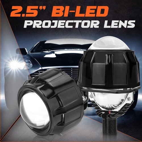 2X H4 H7 Headlight 2.5" Bi-Xenon Projector Lens Hi-Lo100W 20000LM Retrofit Kit - Picture 5 of 15