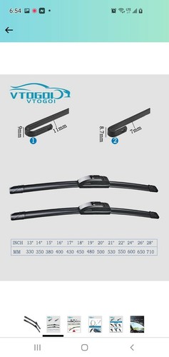 Erstausrüsterqualität 18" + 19" Premium Ganzjahres Auto Windschutzscheibe Naturkautschuk... - Bild 2 von 4