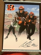 Andrei Iosivas Signed 11x14 Canvas Cincinnati Bengals