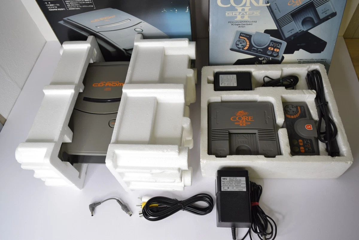 NEC PC Engine SUPER CD-ROM2 + CORE GRAFX Ⅱ With box used tested imported from JP