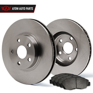2009 2010 2011 Fit Toyota Matrix 1.8L OE Replacement Rotors w//Ceramic Pads F