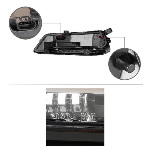 Pair LED Daytime Running Lights For 2014-2020 Chevy Impala Clear Factory Style - Picture 12 of 14