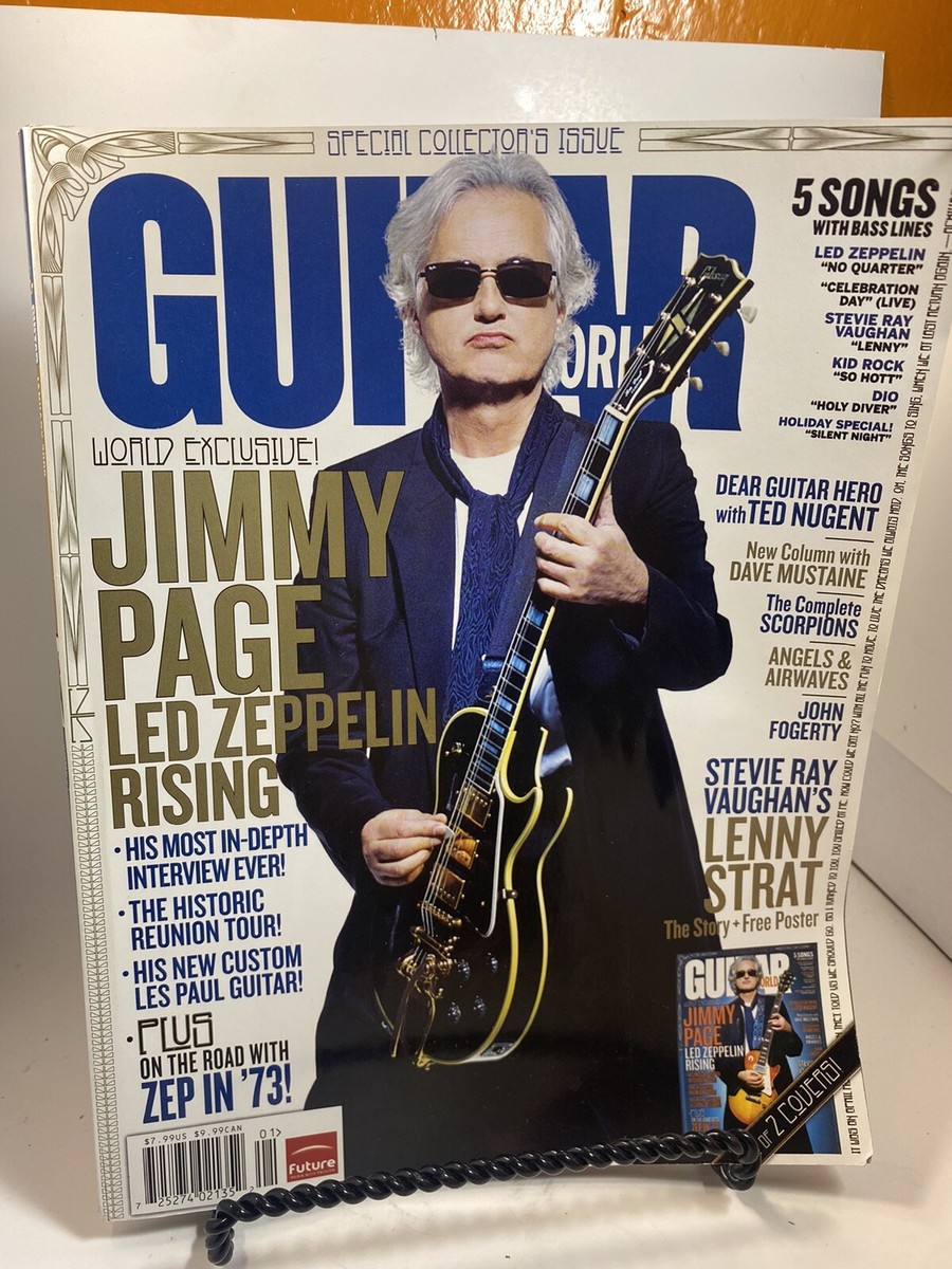 Guitar World Magazine January 2008 Jimmy Page Led Zeppelin
