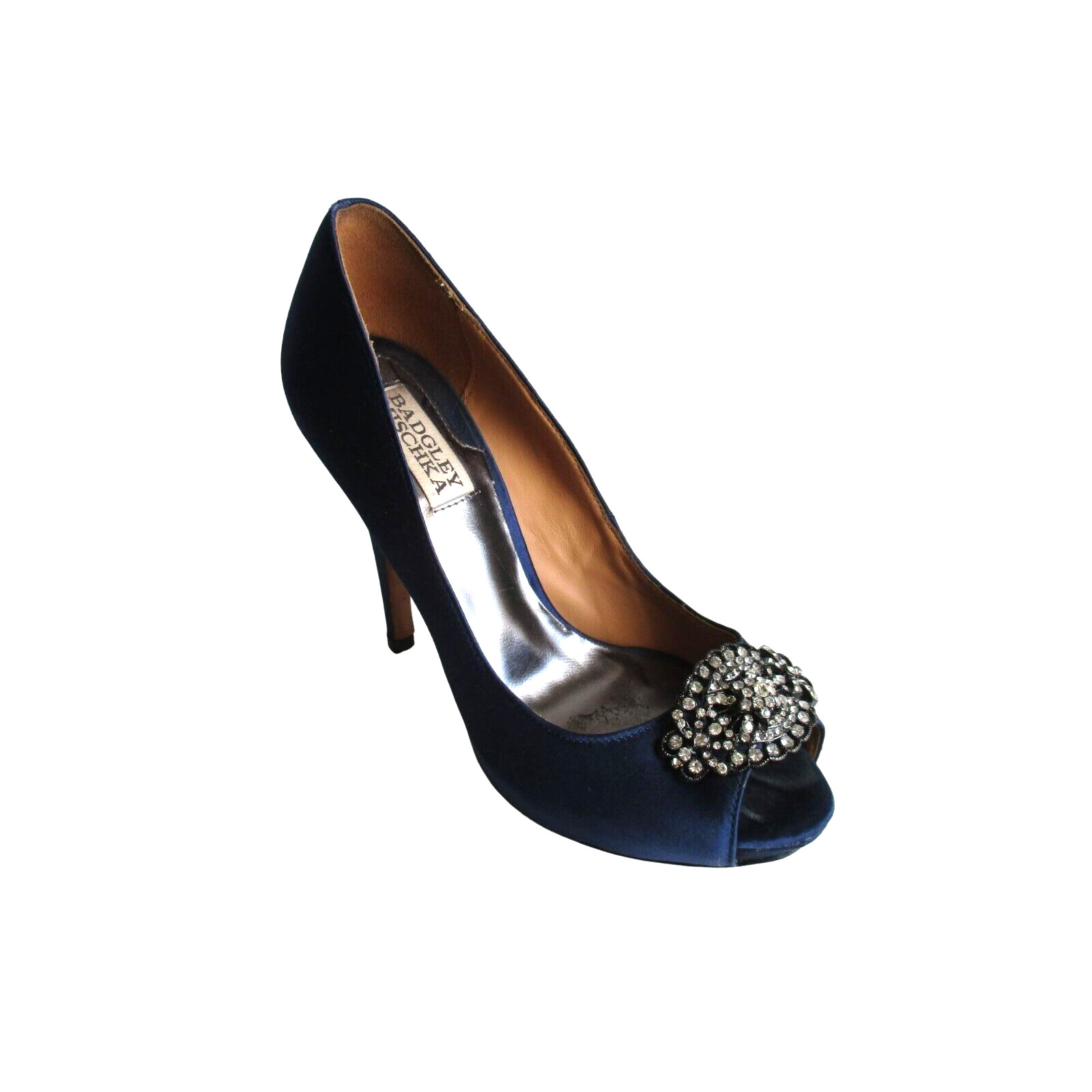 badgley mischka blue pumps