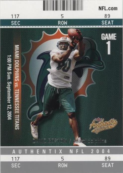 2004 Fleer Authentix David Boston #31 - 1 of 2