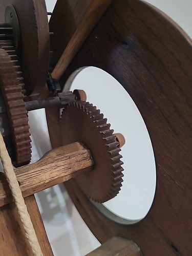 Swiss Wood Clock Vintage Old Baumann A.G. Diepoldsau 40986 Parts Or Repair Only - Picture 19 of 24