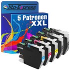 5 Patronen PlatinumSerie für Brother LC-3213 DCP-J 774 DW MFC-J 491 DW MFC-J 497