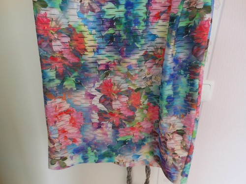 Neues Buntes Blumen Madeleine Kleid Gr. 38 - Bild 3 von 5