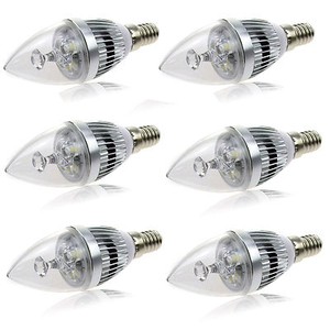 6x-E12-Candelabra-110V-Dimmable-Silver-LED-Chandelier-Light-Bulb-Bright-3-6W-9W