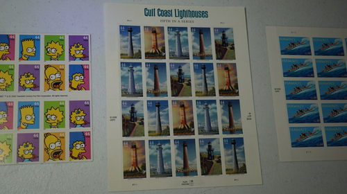 Lot 4 USPS UNUSED Full Sheet Panes 2009 US Stamps Scott #4397, 4403b, 4413a,4415 - Picture 4 of 5