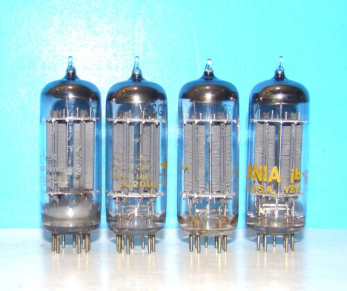 6CG7 Sylvania Radio Audio Verstärker Vintage Vakuumröhren 4 Ventile getestet 6FQ7 - Bild 3 von 3