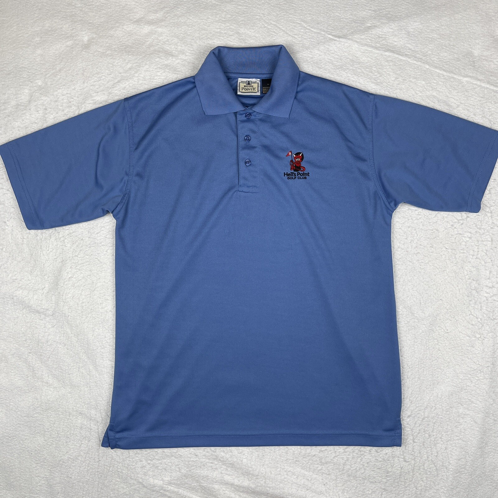 blue-pointe-polo-shirt-mens-medium-blue-hells-point-golf-club-virginia