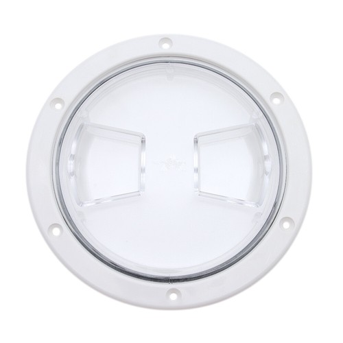 2PCS 6Inch ABS Round Boat Marine Out Deck Plate Inspection Access Hatch Cover - Picture 5 of 11