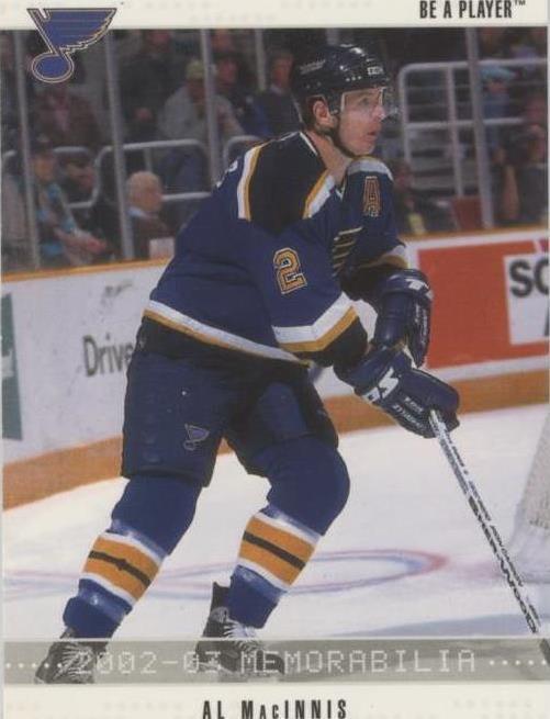 2002-03 In the Game Be A Player Memorabilia - Al MacInnis #12 - 1 of 1