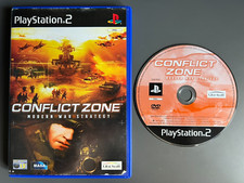 Conflict Zone Modern War Strategy - Sony PS2 Playstation 2 Game PAL Black Label