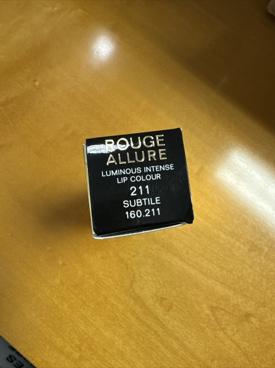 CHANEL ROUGE ALLURE LUMINOUS INTENSE LIP COLOUR #211 SUBTILE 0.12