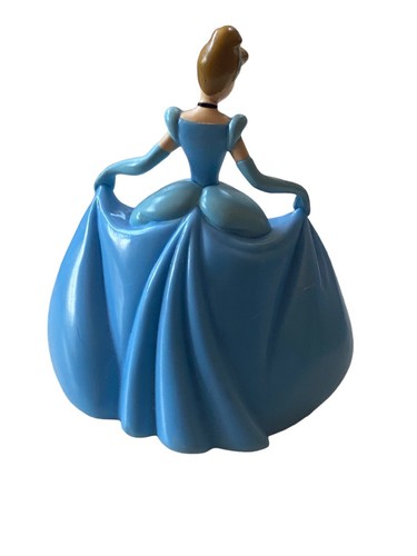 Disney Cinderella Figure Cake Topper Blue Dress Doll Princess Toy 4” - Picture 3 of 6