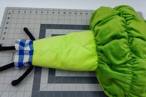 Pantalones Cortos Ikea Torva Brócoli Felpa Grande 24" Verde Vegetal a Cuadros Relleno Suave - Imagen 3 de 7