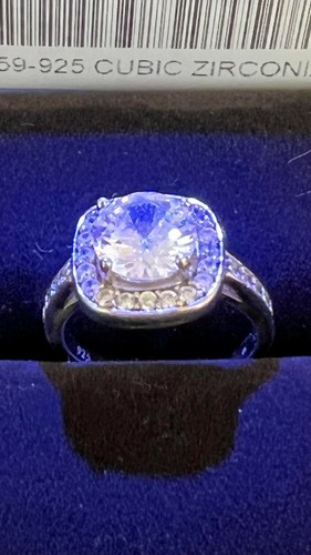 Nordstrom Cubic Zirconia 925 Silver Sterling Rings 7" $320 #41 - Picture 3 of 5