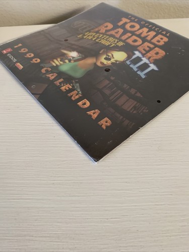 Calendario The Official Tomb Raider 3 III The Adventures Of Lara Croft 1999 SELLADO - Imagen 12 de 20