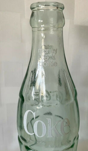 Vintage 1980 COCA COLA COKE GREEN GLASS BOTTLE Hobbleskirt 6.5oz HUNTSVILLE AL - Picture 7 of 11