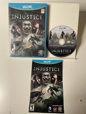 Injustice: Gods Among Us (Nintendo Wii U, 2013) CIB Complete w/Manual  Untested