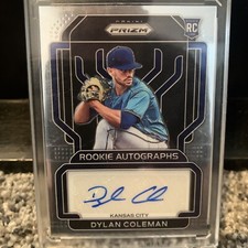 2022 Panini Prizm Baseball Dylan Coleman RC Auto - RA-DC Kansas City Royals