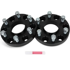 2x 6x5.5 1" Hub Centric Wheel Spacers For Chevy Silverado Sierra 1500 1999-2023