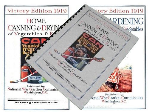 1919 Victory Edition Home Canning & Drying Of Vegetables & Fruits (35pg) - Imagen 1 de 6