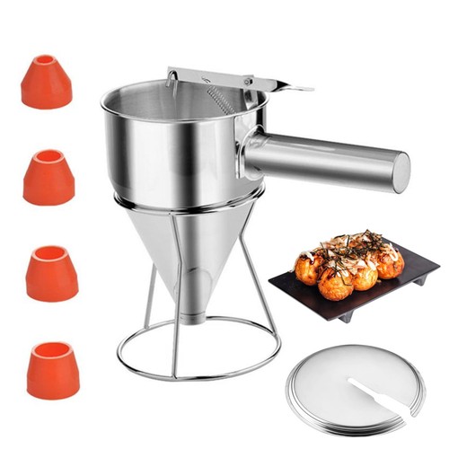Teigportionierer, Teigdosierer, Dosiertrichter, Soßen Portionierer Waffeleisen - Bild 18 von 19