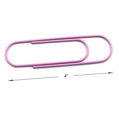 40 Stück 4 Zoll große Büroklammern Vinyl beschichtet für Akten Papiere Lesezeichen Büro - Bild 2 von 5