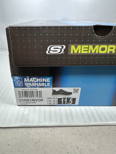 Talla 11.5 SKECHERS Hombres Track Moulton Ligero Espuma con Memoria Entrenador Zapatos NUEVO - Imagen 9 de 9